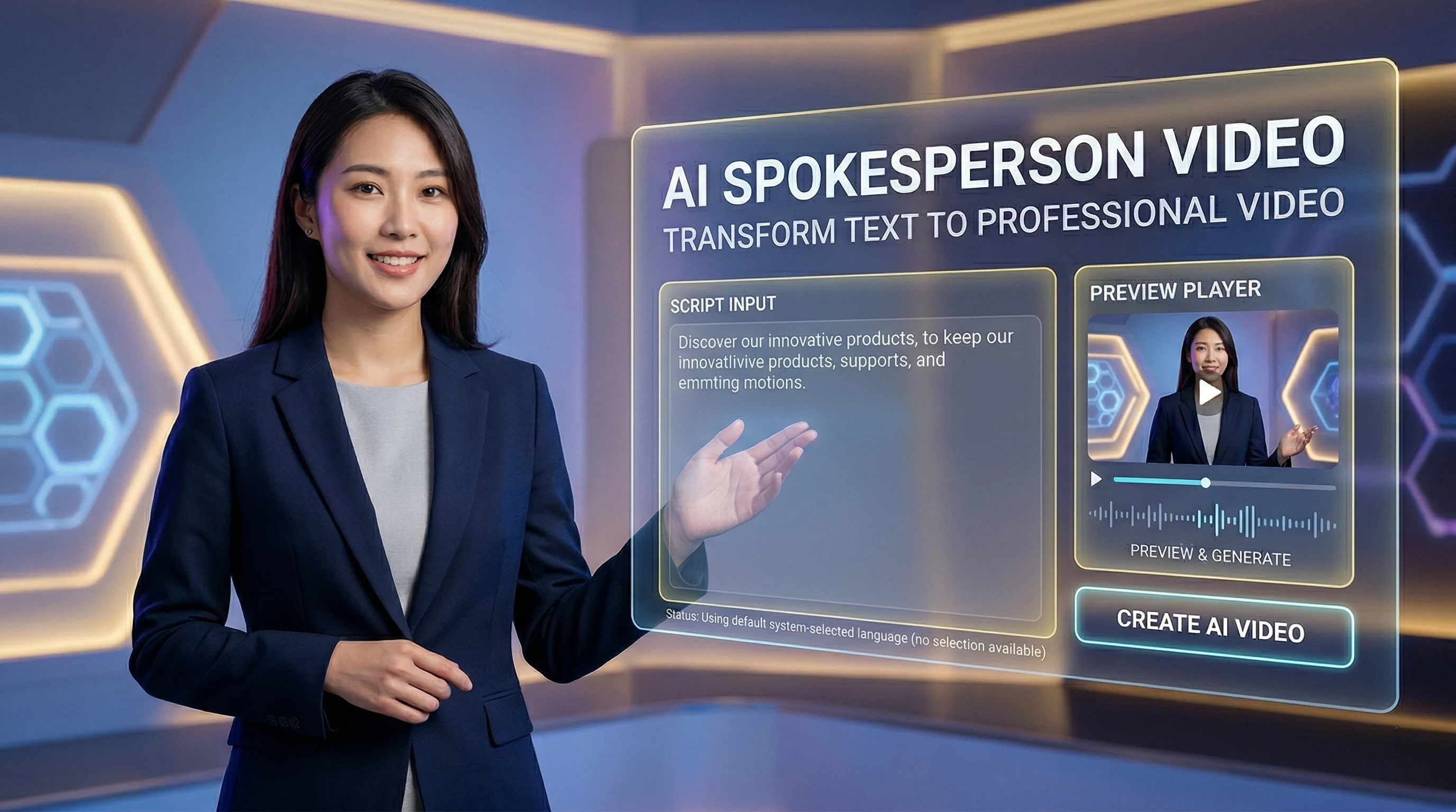 Create Professional Content With AI Spokesperson Video