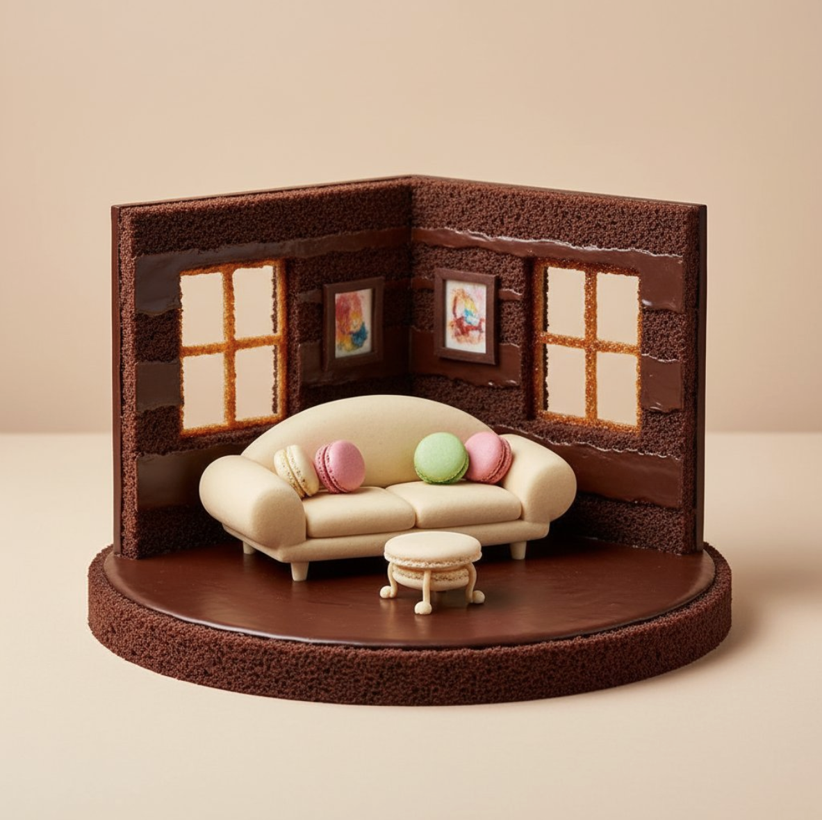 Food Art Portrait Example