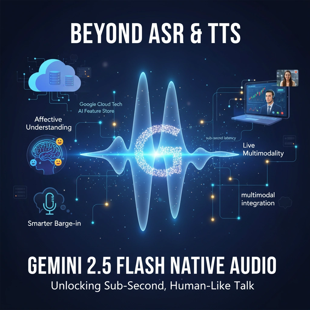 Beyond ASR & TTS: Gemini 2.5 Flash Native Audio Unlocks Sub-Second, Human-Like Talk
