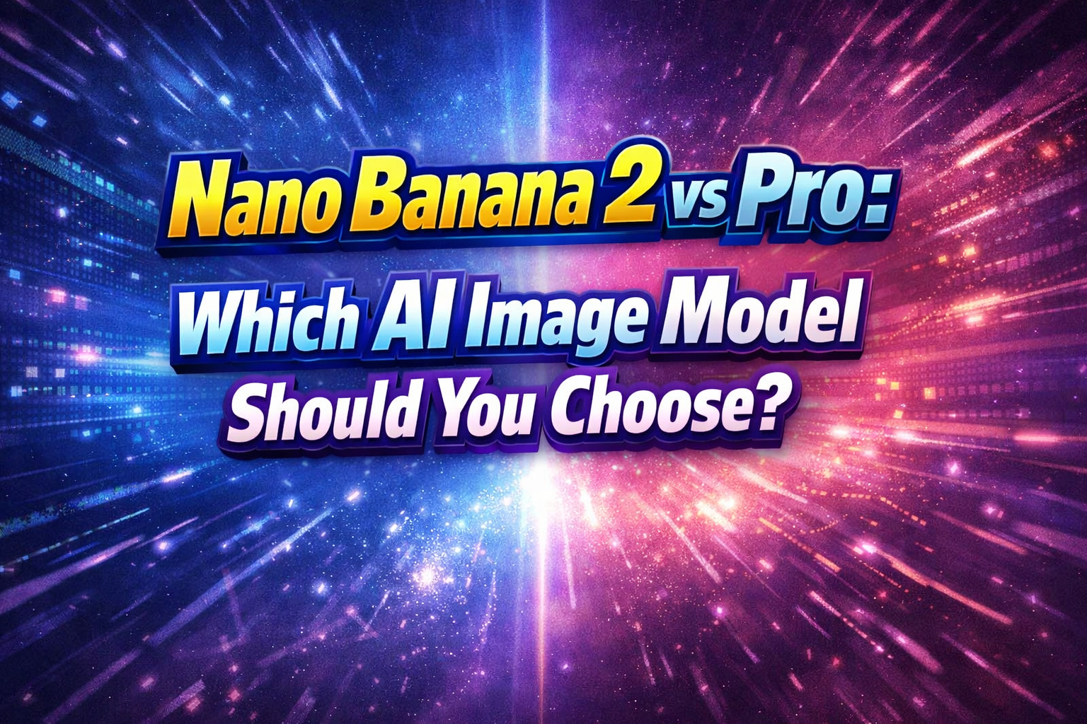 Nano Banana 2 vs Pro: Which AI Image Model Should You Choose?