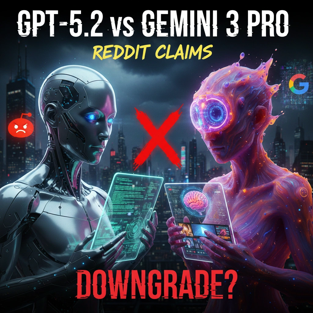 GPT-5.2 vs Gemini 3 Pro: Reddit Claims Downgrade. Is OpenAI Losing the AI Crown?