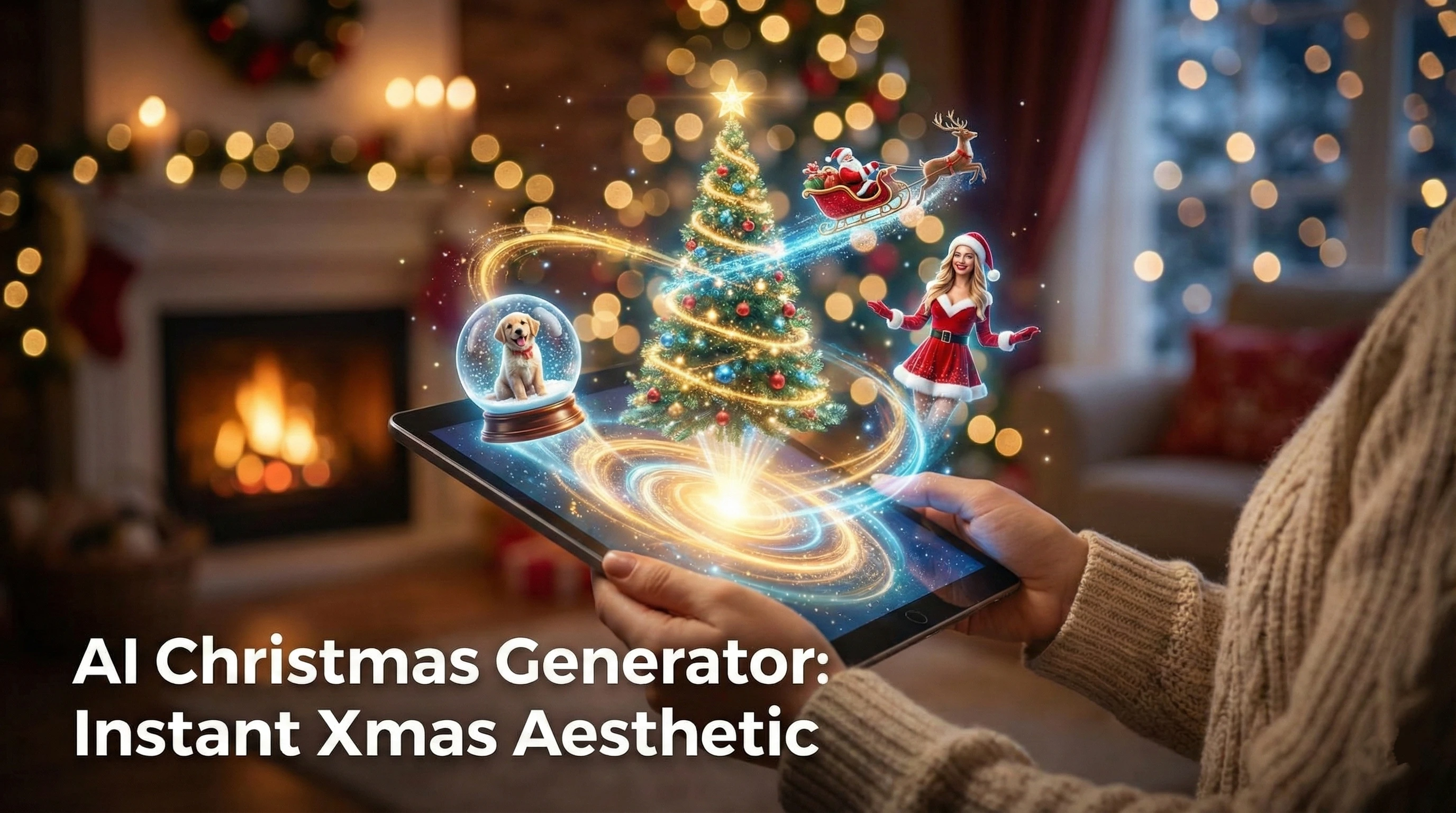 Create Instant Xmas Aesthetic with Supermaker AI Christmas Generator