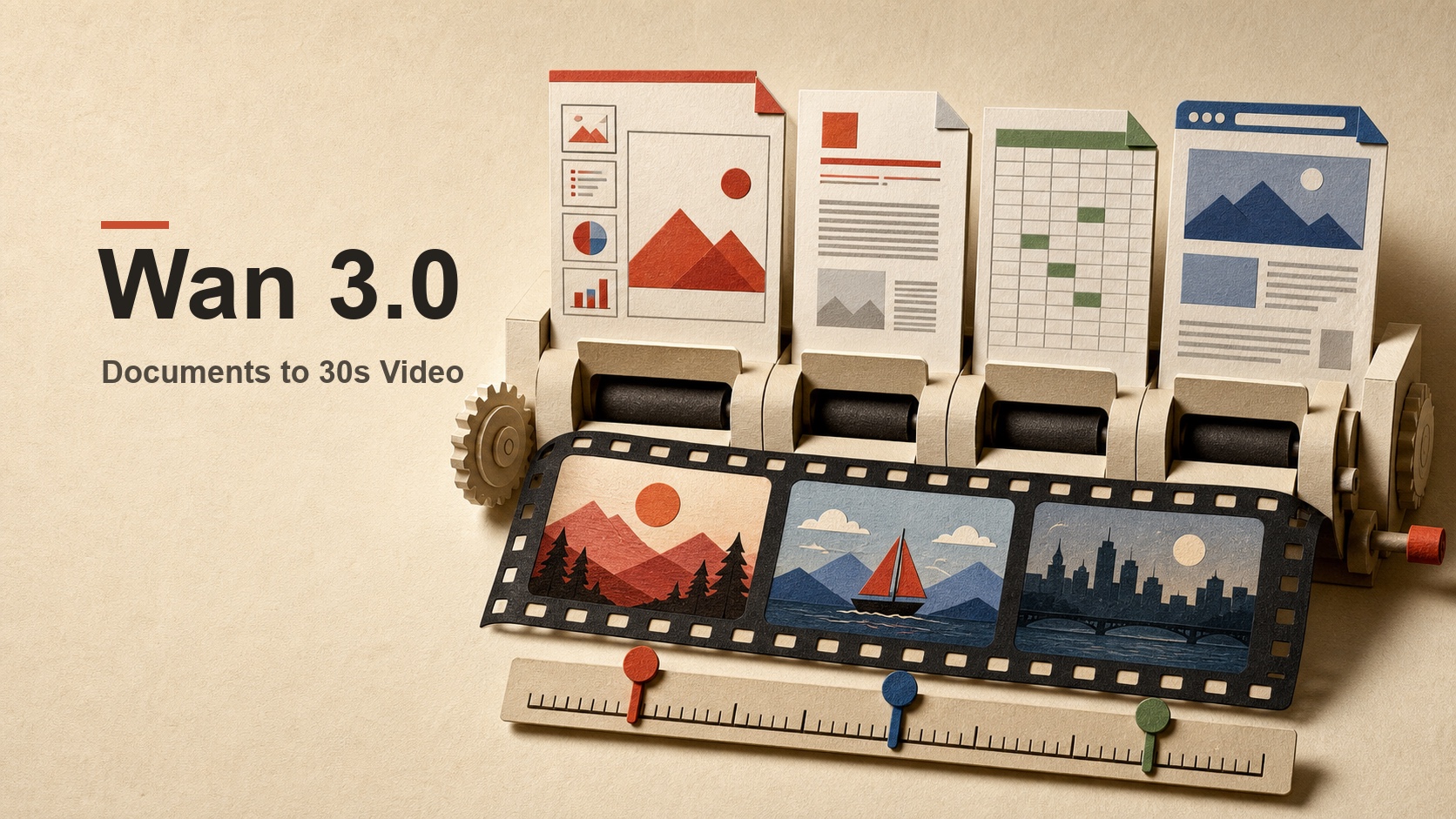 Wan 3.0 Document to Video: Turn PPT, PDF and Spreadsheets Into 30-Second Videos