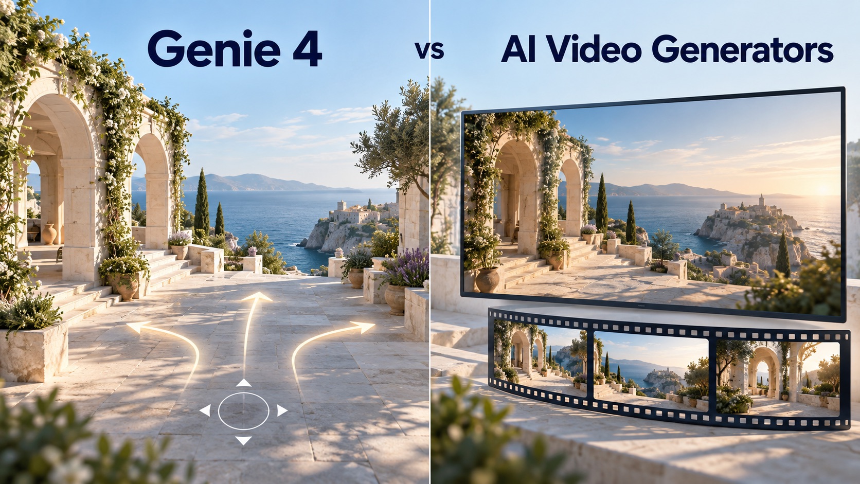 Genie 4 vs AI Video Generators: Direct a World or Deliver a Clip?
