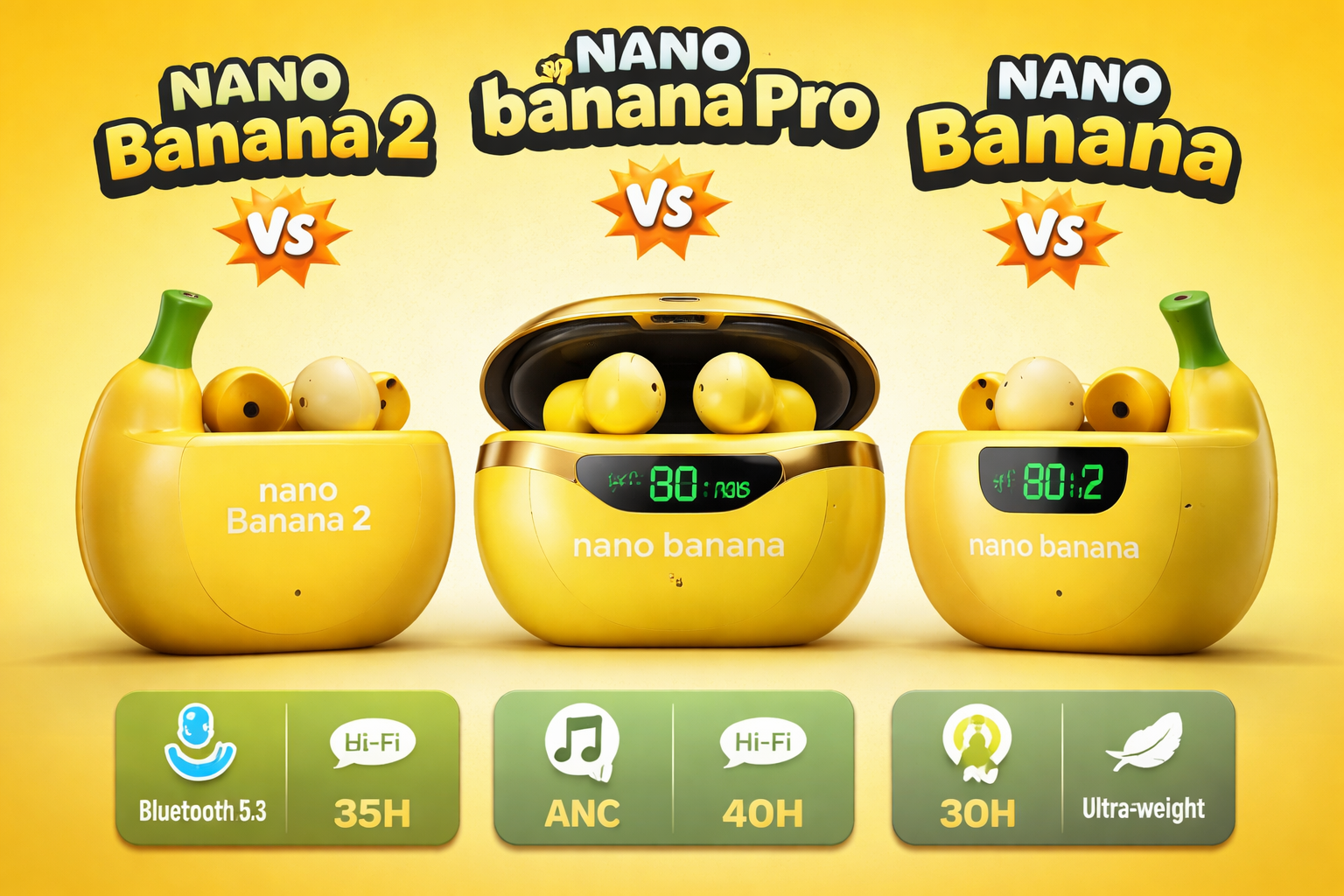 Nano Banana 2 vs Nano Banana Pro vs Nano Banana: Which Should You Use?