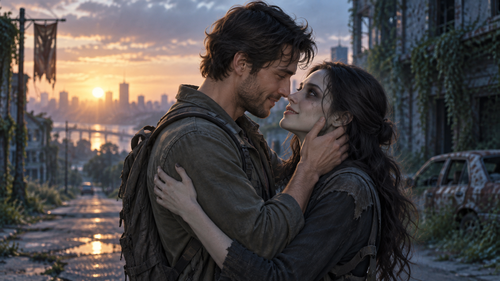 How to Make an AI Zombie Love Story Video With Two Photos