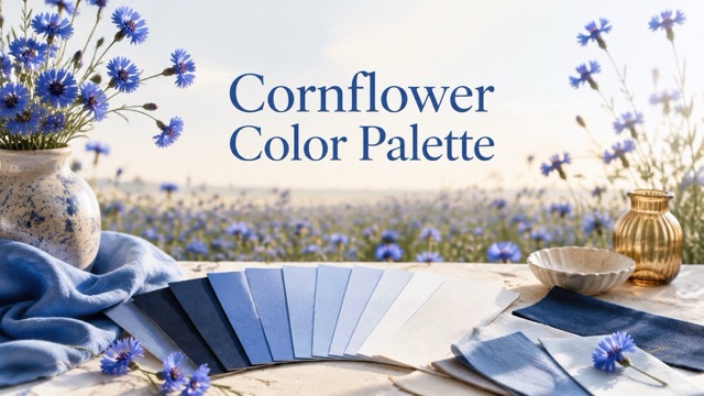 Cornflower Color Palette: 20 Beautiful Combinations with HEX Codes