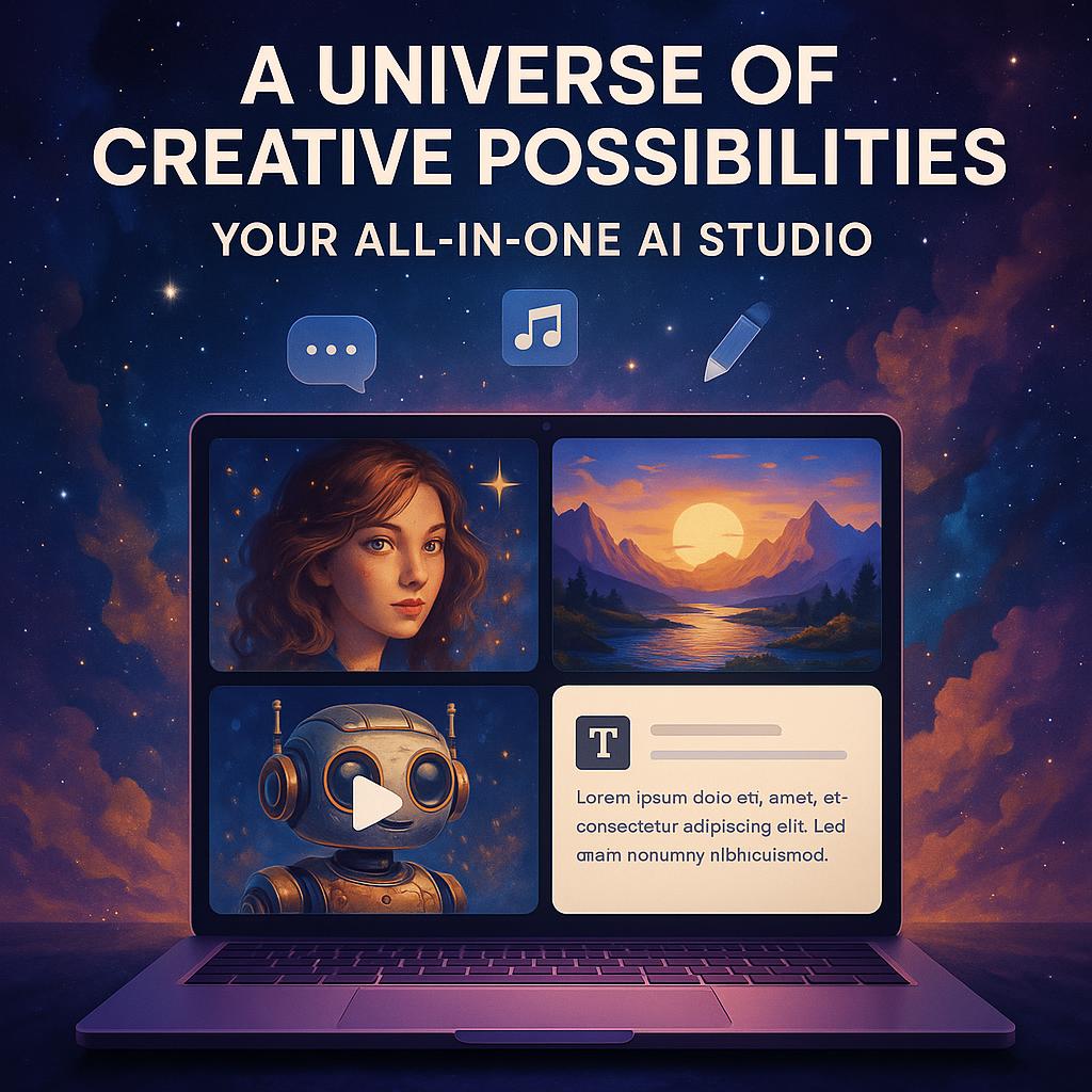 A Universe of Creative Possibilities: Your All-in-One AI Studio