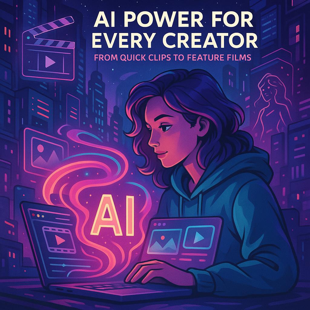 AI Power for Every Creator: From Quick Clips to Feature Films
